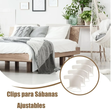 Sujetador de Sábanas Ajustable – Duerme Sin Arrugas y Sin Desorden