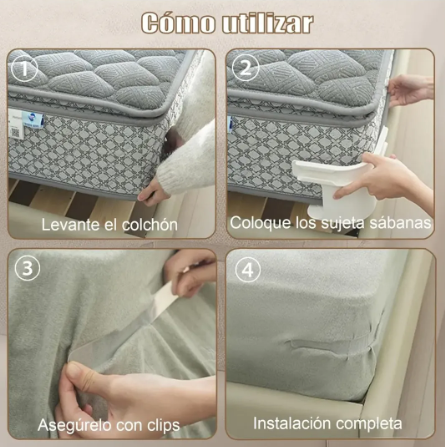 Sujetador de Sábanas Ajustable – Duerme Sin Arrugas y Sin Desorden